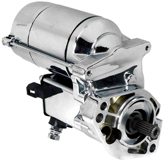 Harley Davidson FLSTF 1450 2000-2003 elektrický startér motoru 1,7 kW - chrom