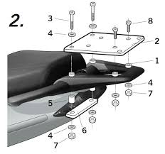 Aprilia Sport City 125 2005-2008 nosič horního kufru SHAD A0SP15ST